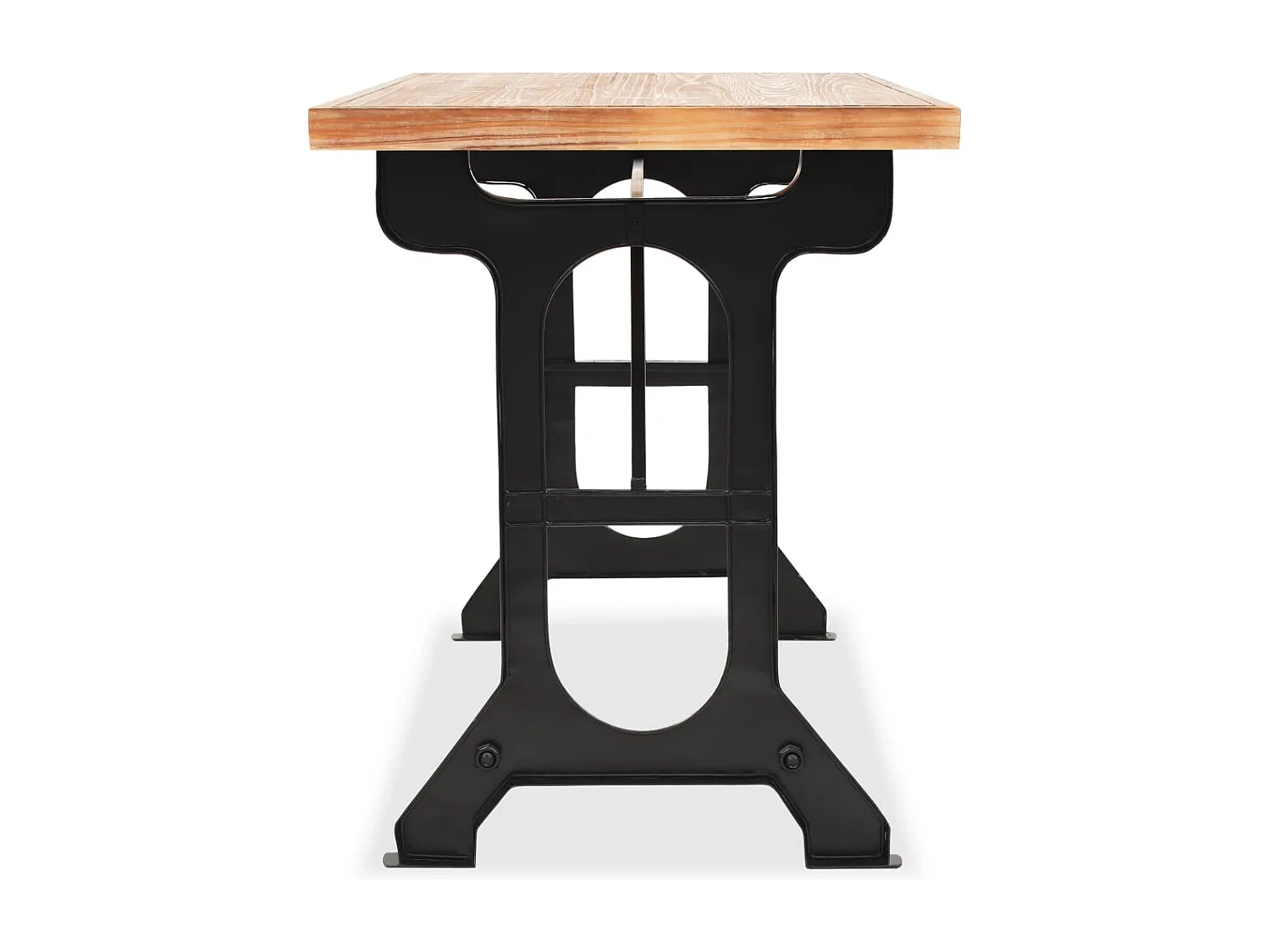 Mesa de salón comedor en madera maciza de abeto 122x65x82 cm