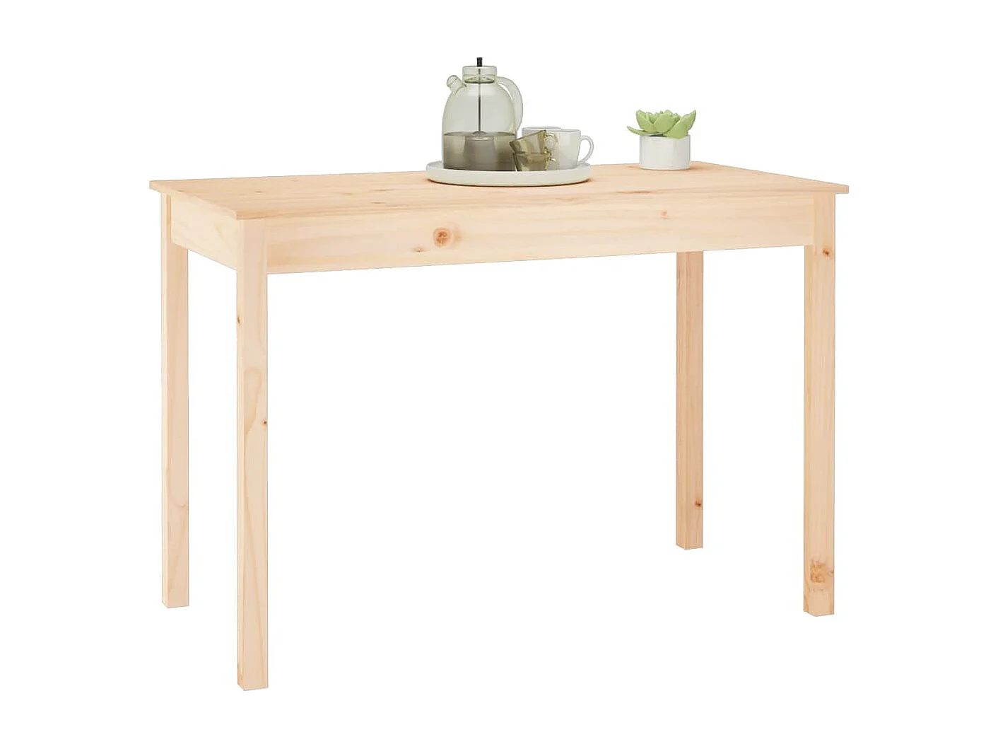 Table à manger 110x55x75 cm Bois massif de pin