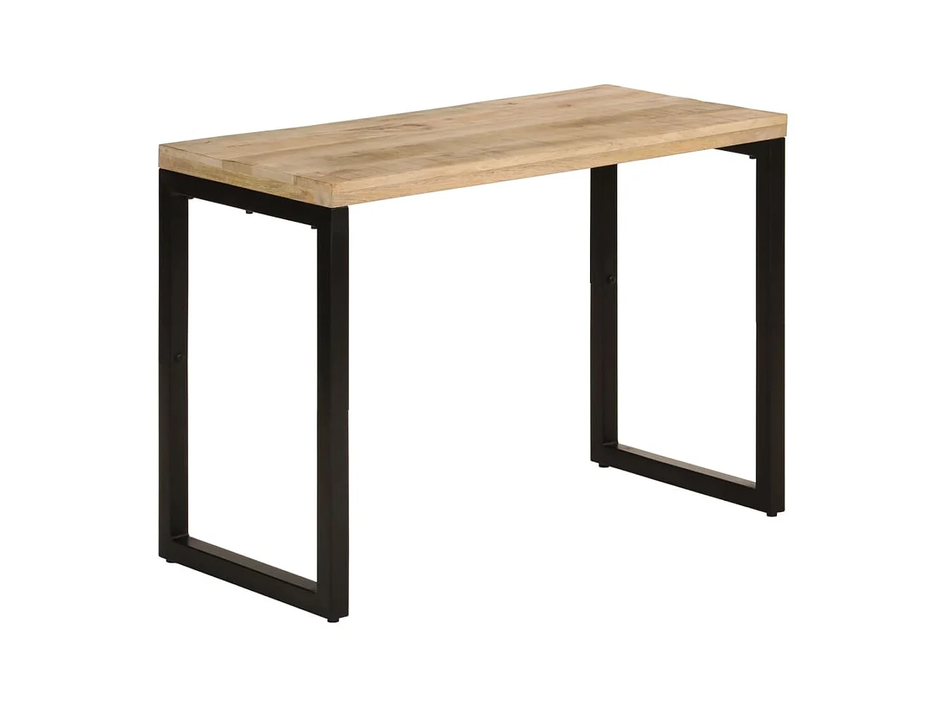 Mesa de jantar 110x50x76 cm madeira de mangueira maciça