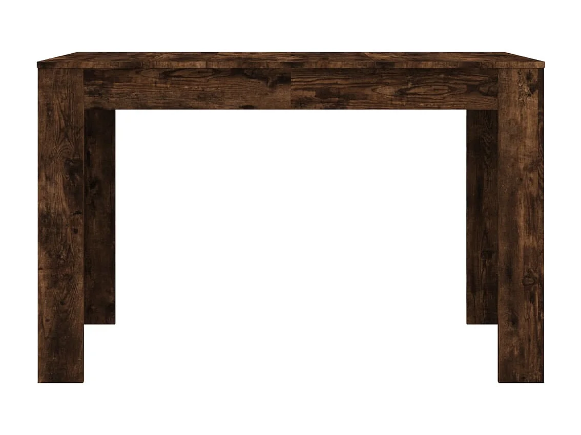 Table à manger chêne fumé 120x60x76 cm bois d'ingénierie