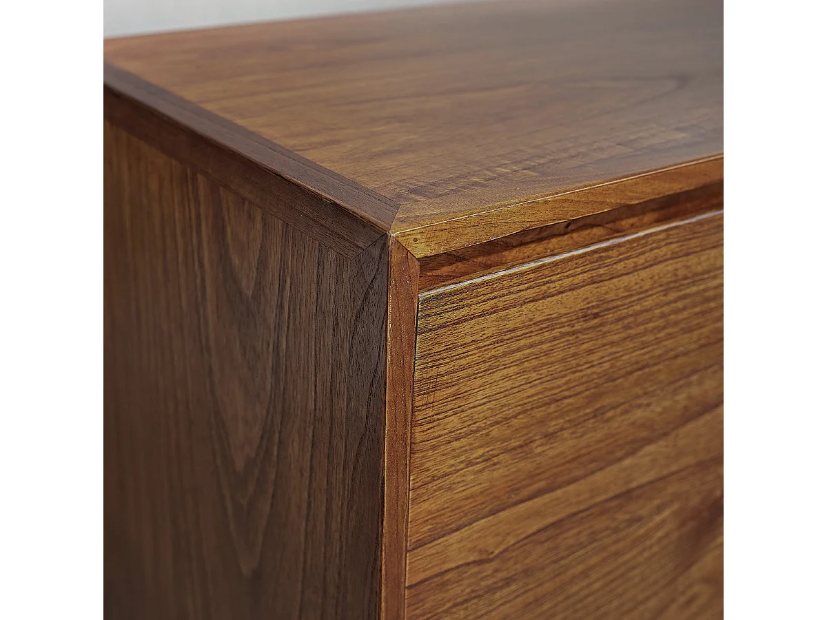 Credenza in mindi massello con finitura in noce 180 cm