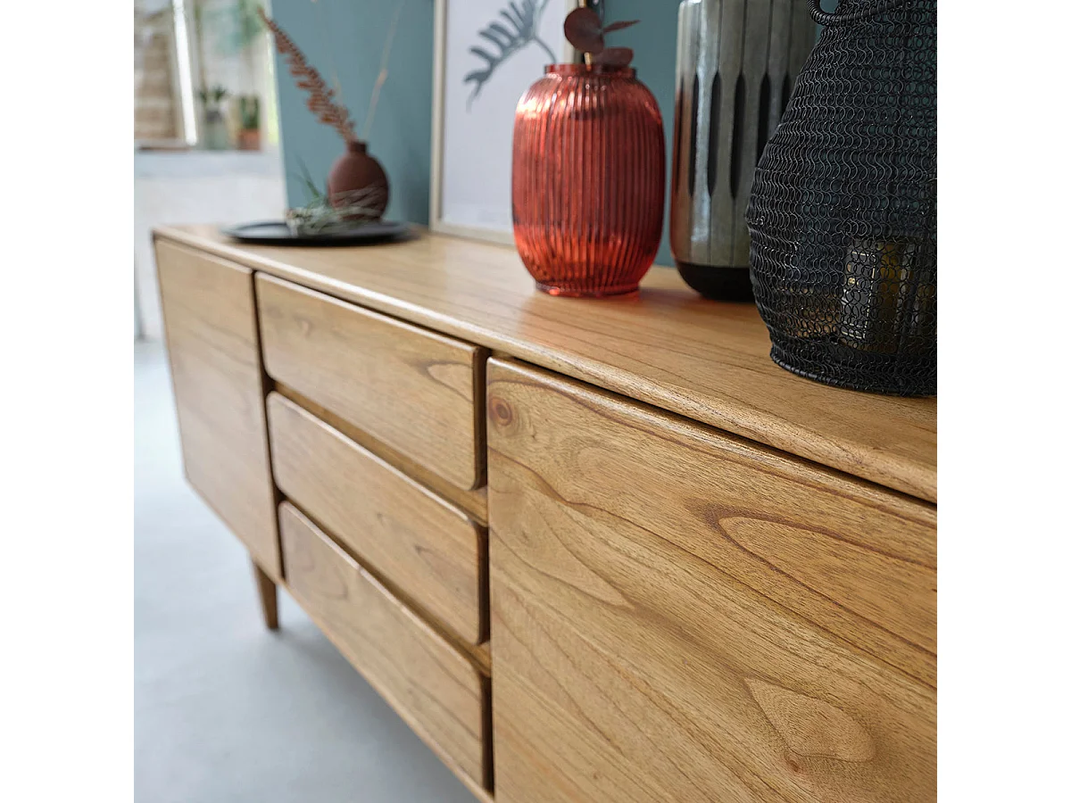 Aparador de mindi macizo 180 cm