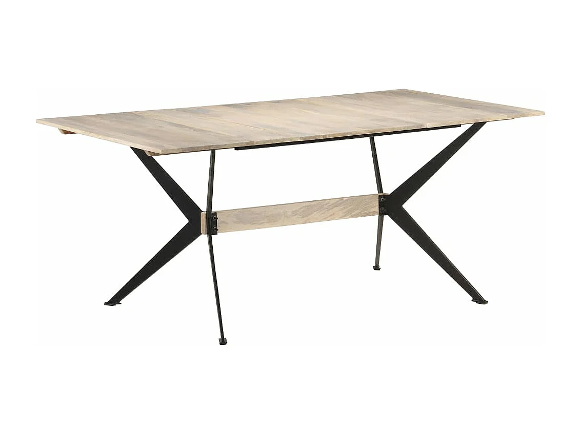 Table de salle à manger 180x90x76 cm Bois de manguier massif