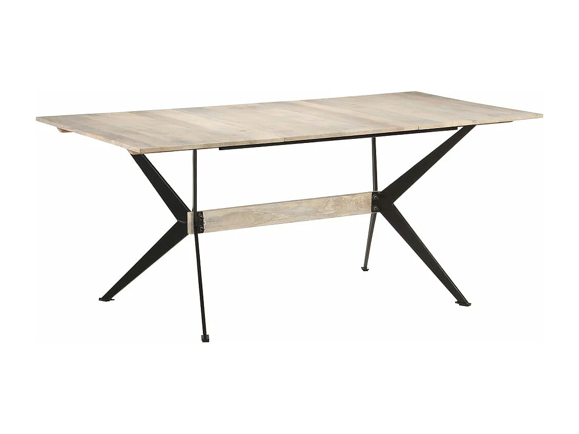 Table de salle à manger 180x90x76 cm Bois de manguier massif