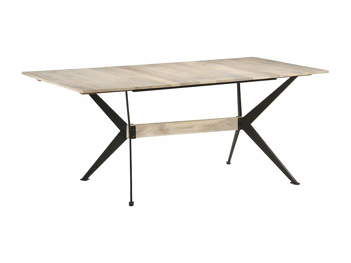 Table de salle à manger 180x90x76 cm Bois de manguier massif
