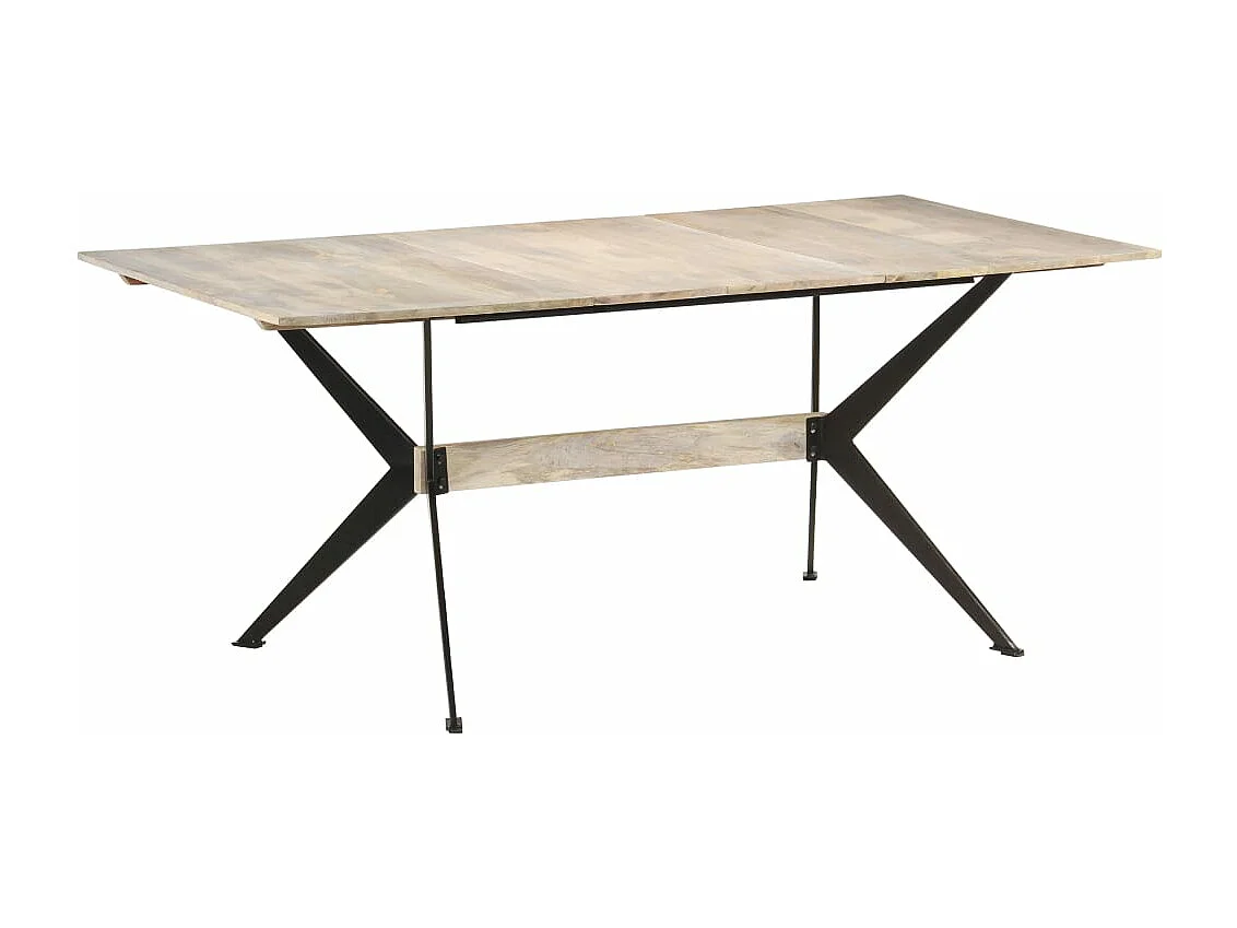 Table de salle à manger 180x90x76 cm Bois de manguier massif