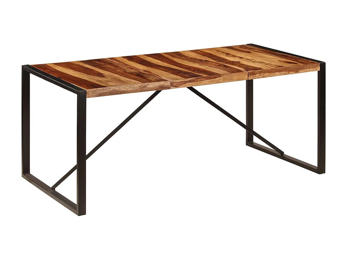 Table de salle à manger 180x90x75 cm Bois de Sesham solide