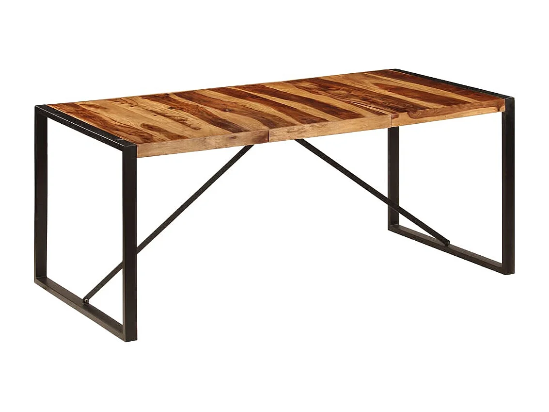 Table de salle à manger 180x90x75 cm Bois de Sesham solide