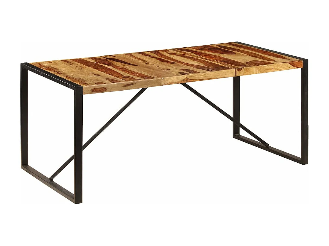 Table de salle à manger 180x90x75 cm Bois de Sesham solide