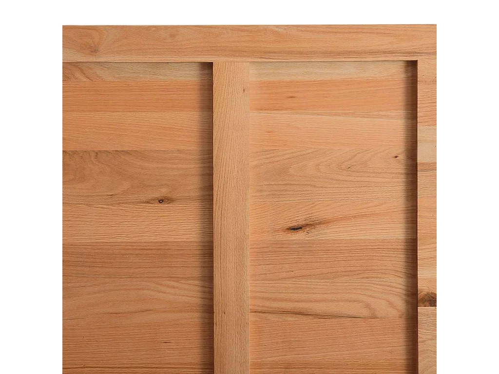 Eettafel rechthoekig 180x120x74 cm massief eikenhout lichtbruin