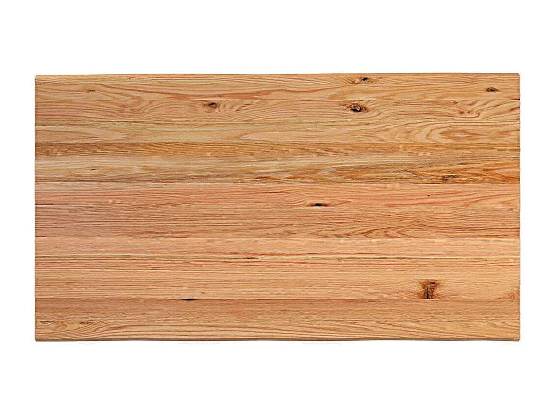 Eettafel rechthoekig 180x100x74 cm massief eikenhout lichtbruin