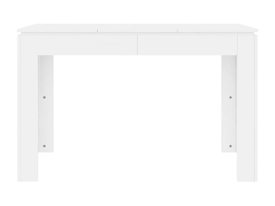 Table de salle à manger Blanc 120x60x76 cm Bois d'ingénierie