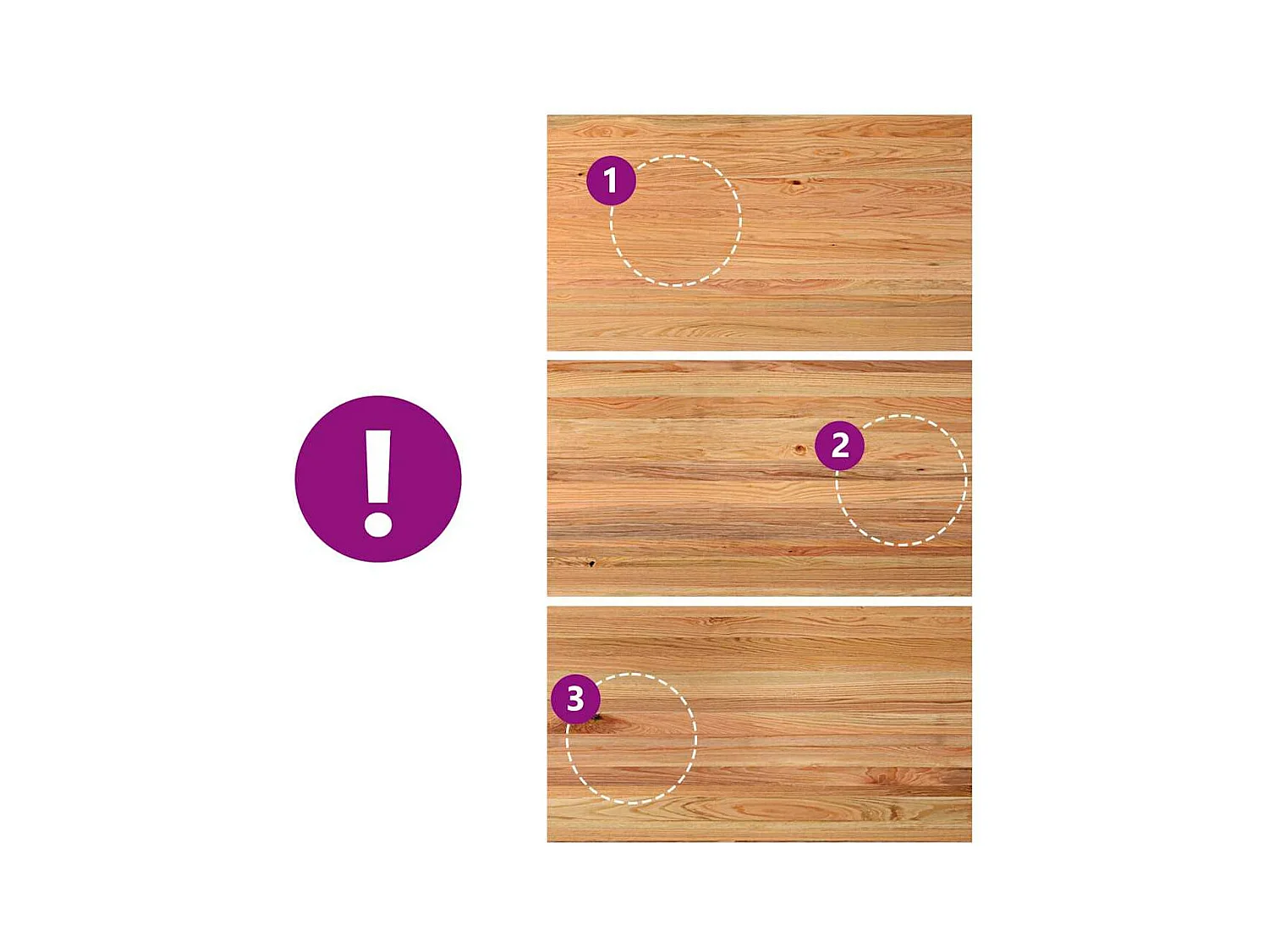 Table à manger marron clair bois de chêne massif rectangulaire