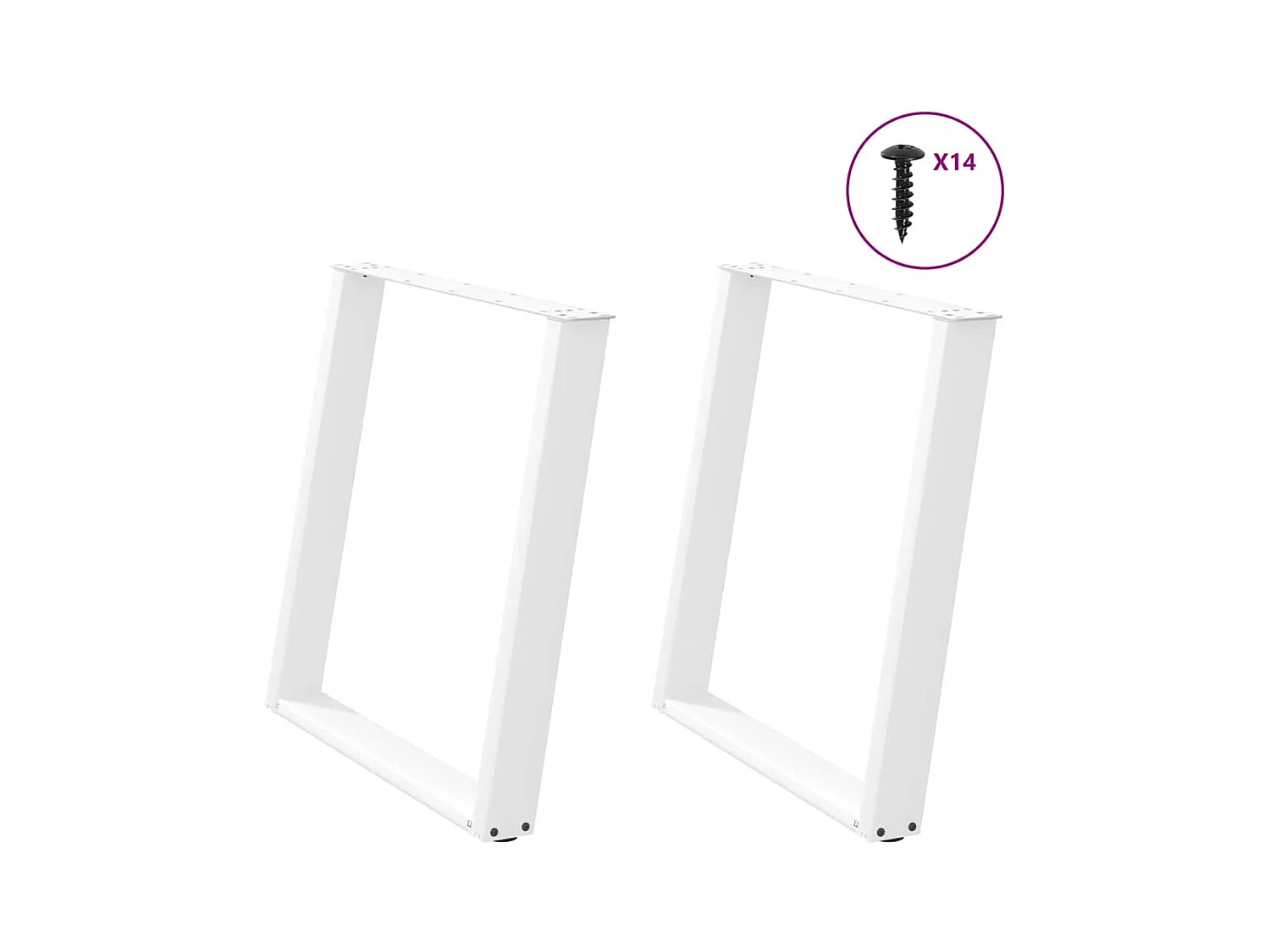 Table à manger marron clair bois de chêne massif rectangulaire