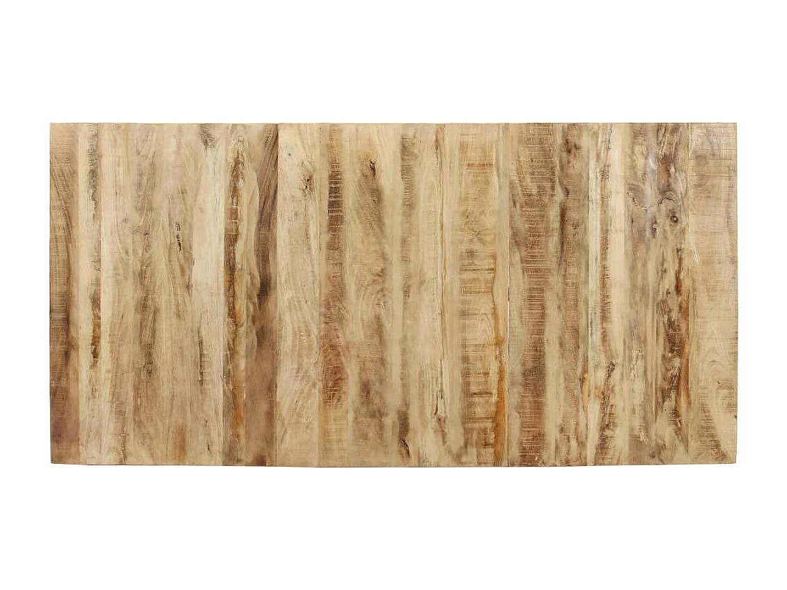 Table de salle à manger 160x80x76 cm Bois de manguier brut