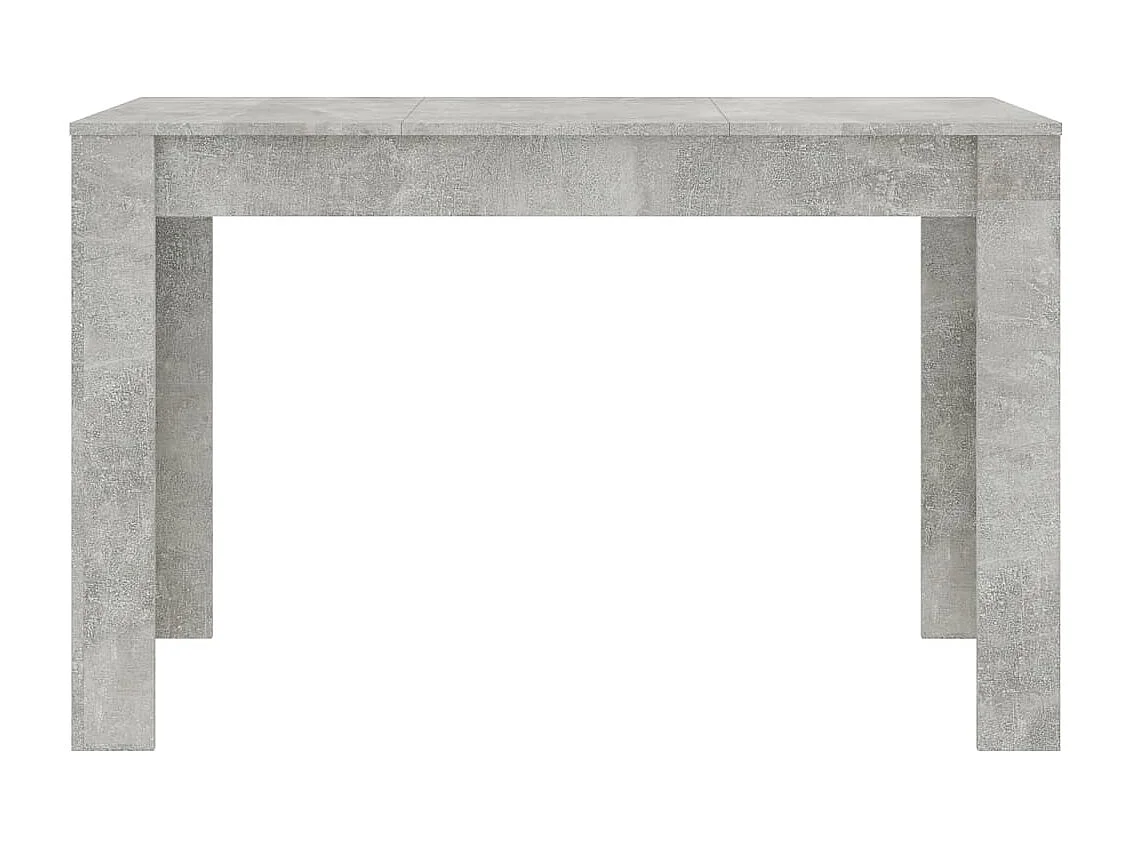 Eettafel 120x60x76 cm bewerkt hout betongrijs