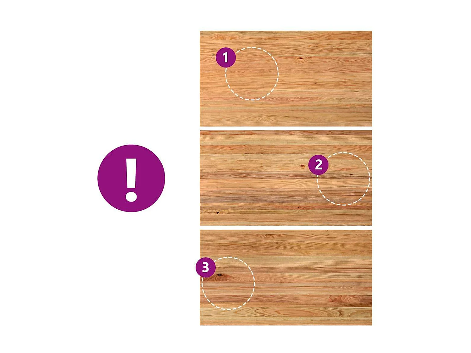 Table à manger marron clair bois de chêne massif rectangulaire