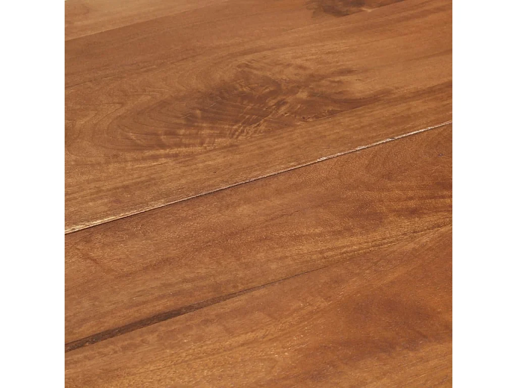 Table de salle à manger Rond 110x76 cm Bois de manguier massif