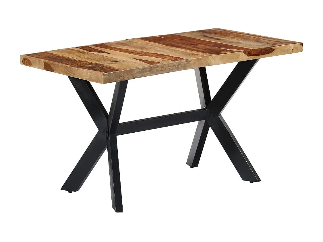 Table de salle à manger 140x70x75 cm Bois de Sesham massif