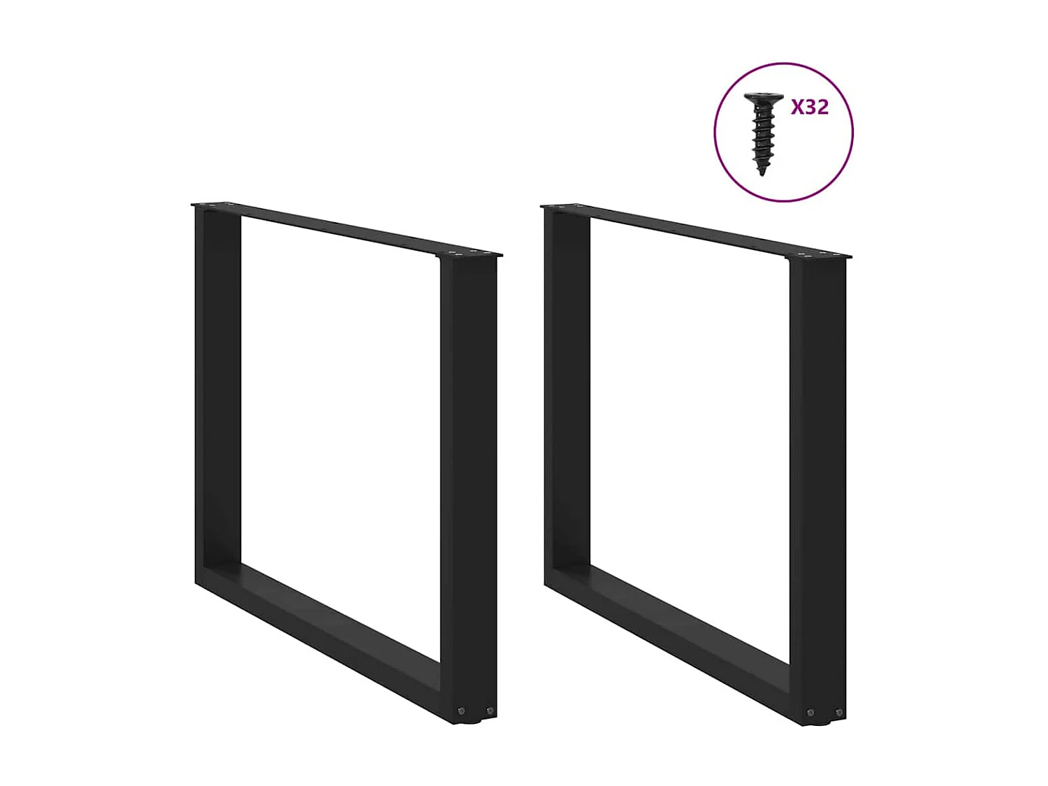 Table à manger marron clair bois de chêne massif rectangulaire