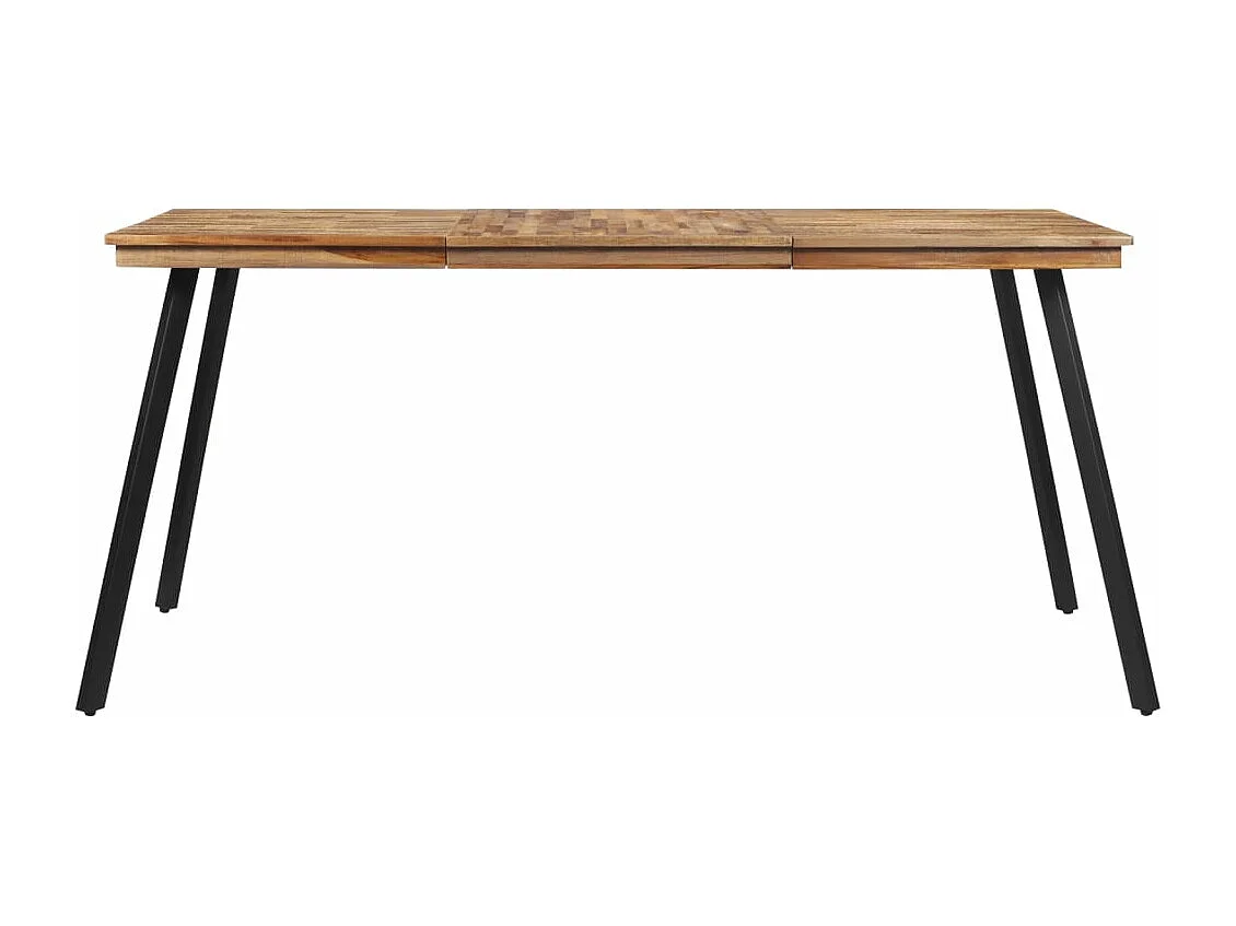 Table à manger 169x98,5x76 cm bois massif de teck