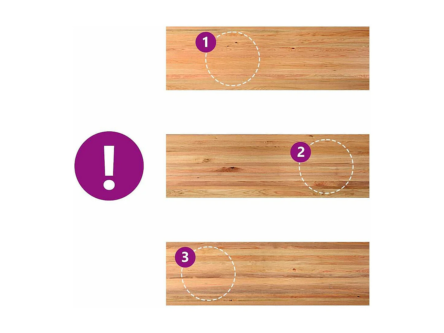 Table à manger marron clair bois de chêne massif rectangulaire