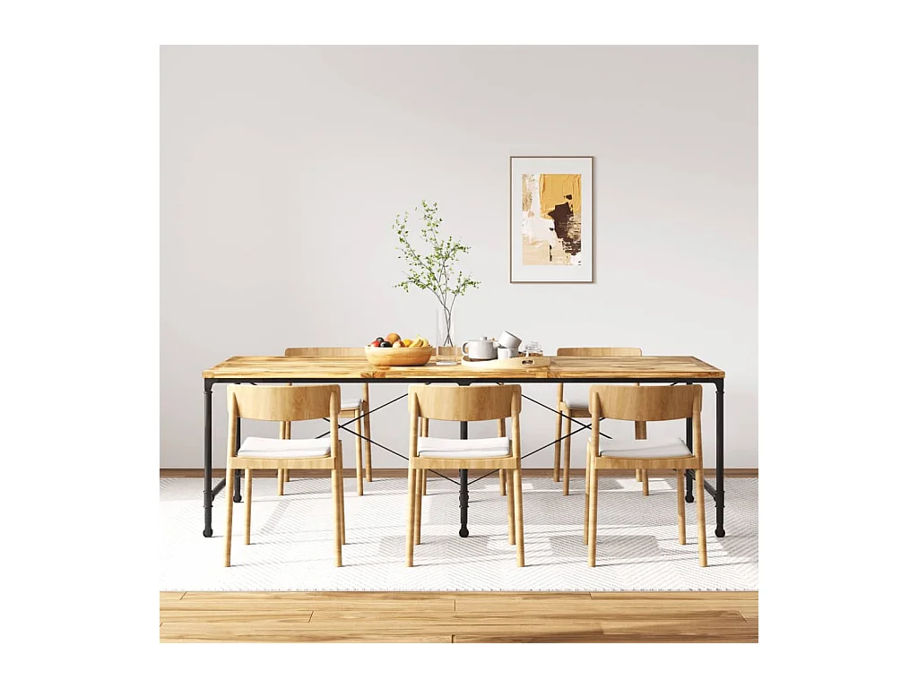 Table de salle à manger Bois de manguier massif 240 cm