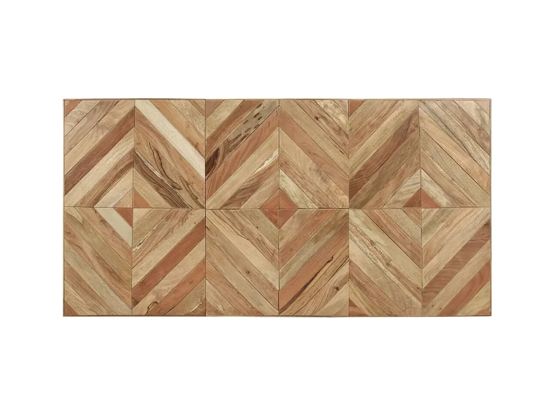 Table à manger 180x90x76 cm Bois massif d'acacia et de manguier