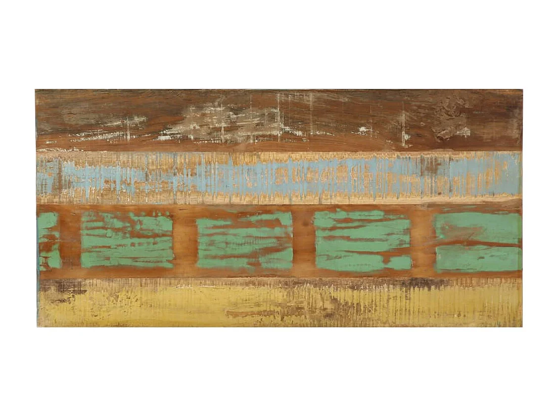 Table de salle à manger 120x60x76cm Bois de récupération massif