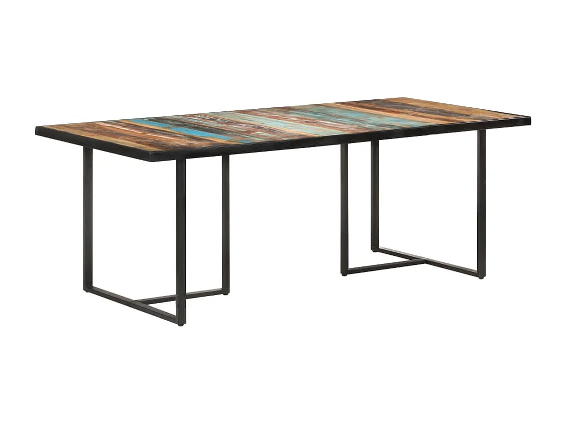 Table de salle à manger 200 cm Bois de récupération massif