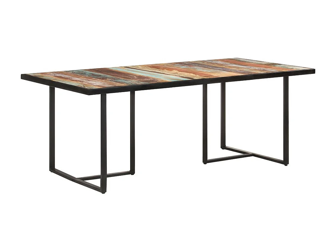 Table de salle à manger 200 cm Bois de récupération massif