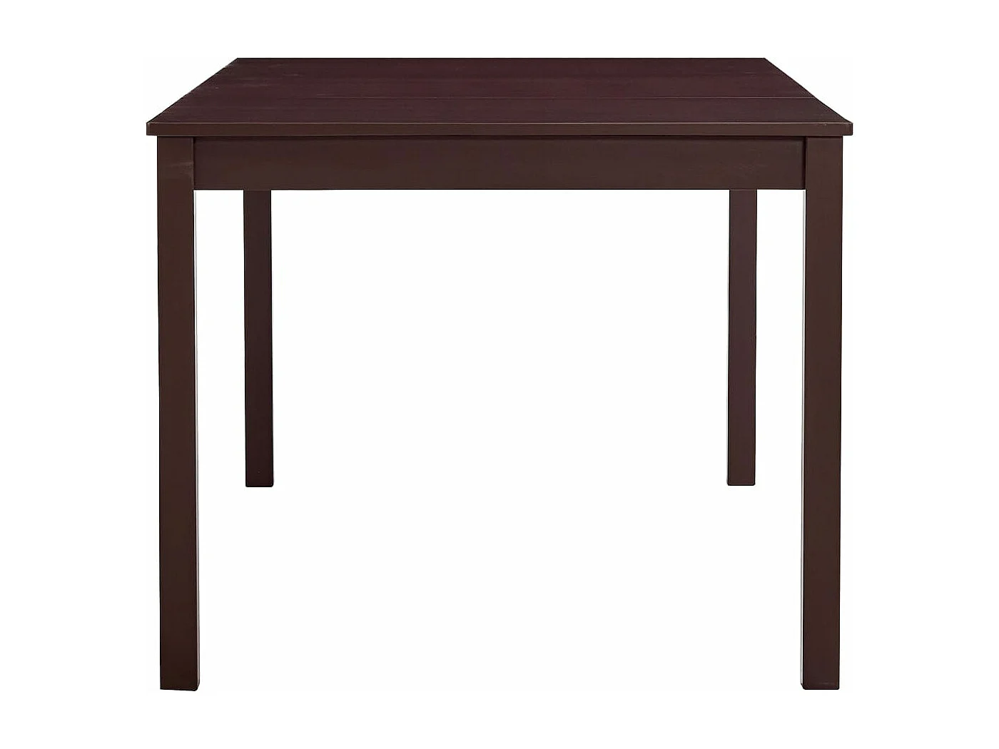 Eettafel 180x90x73 cm grenenhout donkerbruin