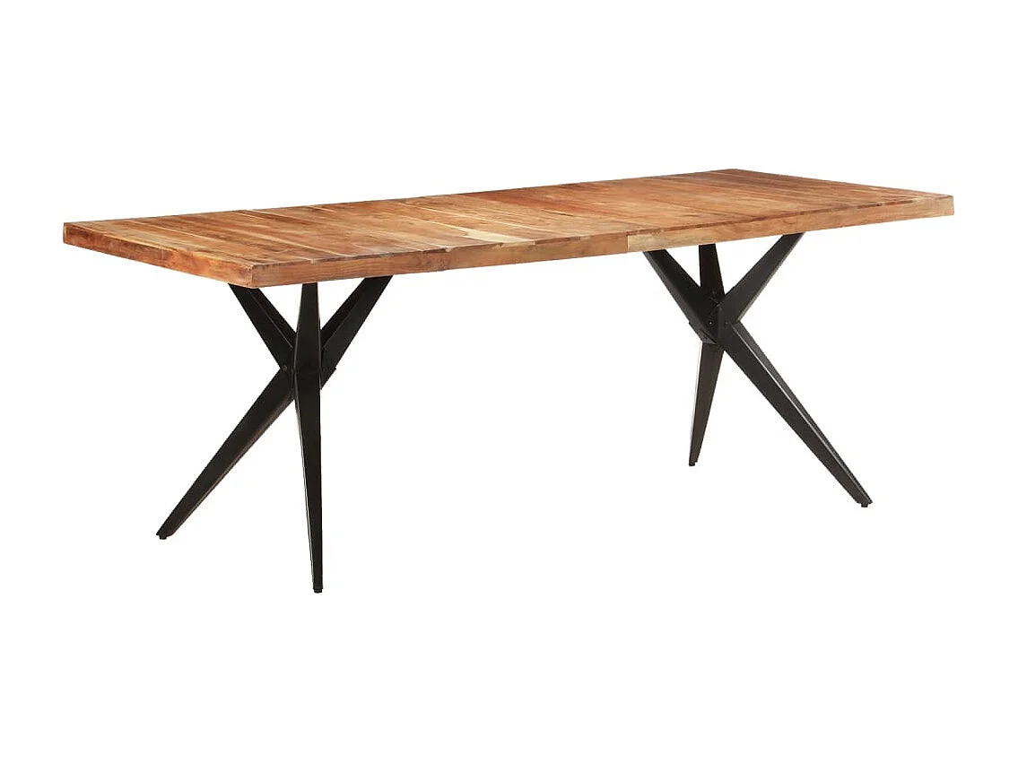 Table de salle à manger 200x90x76 cm Bois d'acacia massif