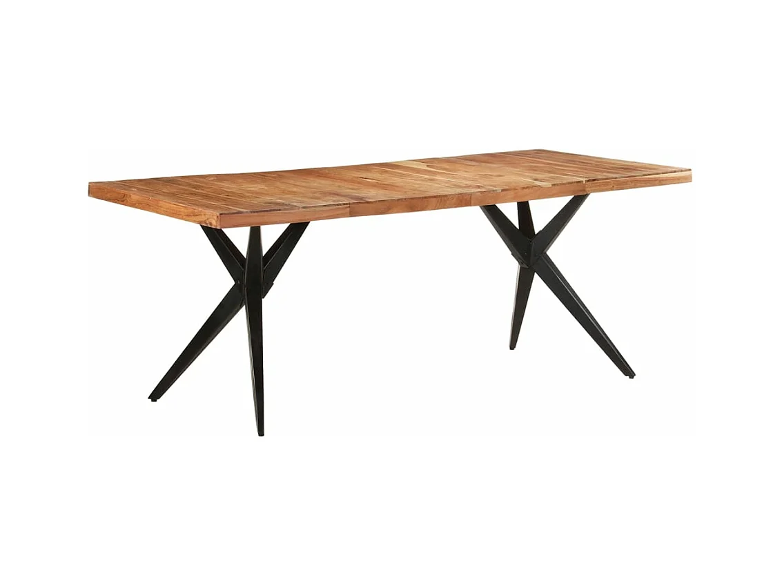 Table de salle à manger 200x90x76 cm Bois d'acacia massif
