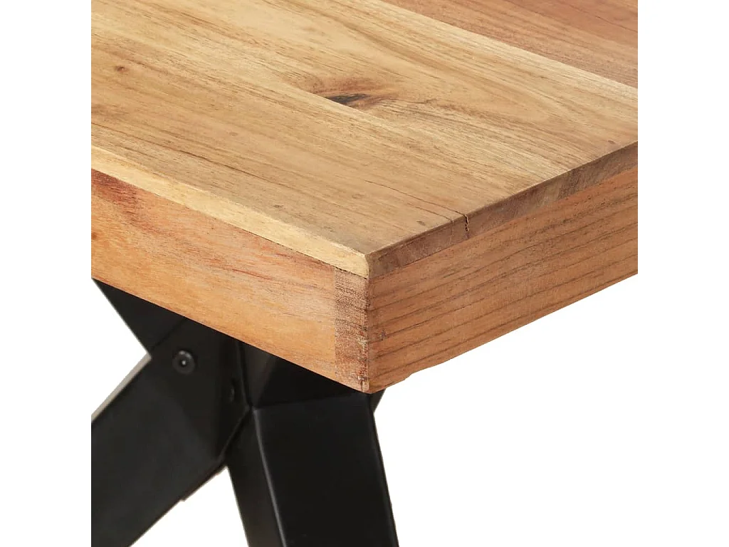 Table de salle à manger 200x90x76 cm Bois d'acacia massif