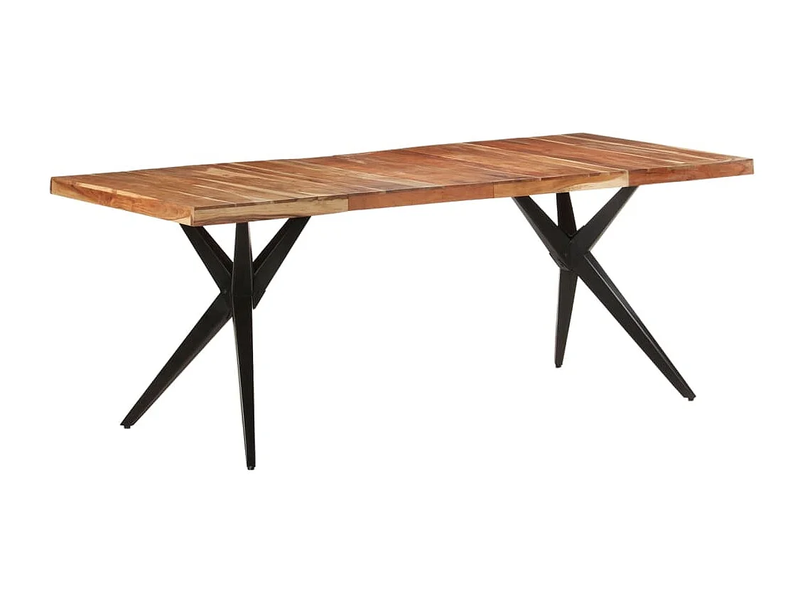 Table de salle à manger 200x90x76 cm Bois d'acacia massif