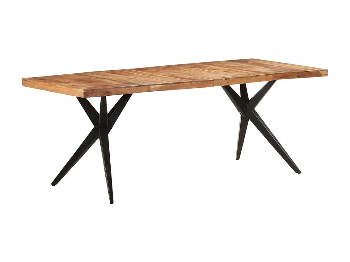 Table de salle à manger 200x90x76 cm Bois d'acacia massif