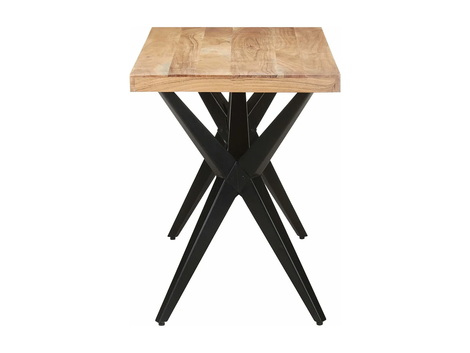 Table de salle à manger 120x60x76 cm Bois solide d'acacia