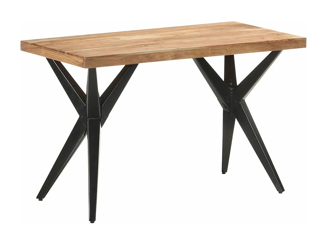 Table de salle à manger 120x60x76 cm Bois solide d'acacia