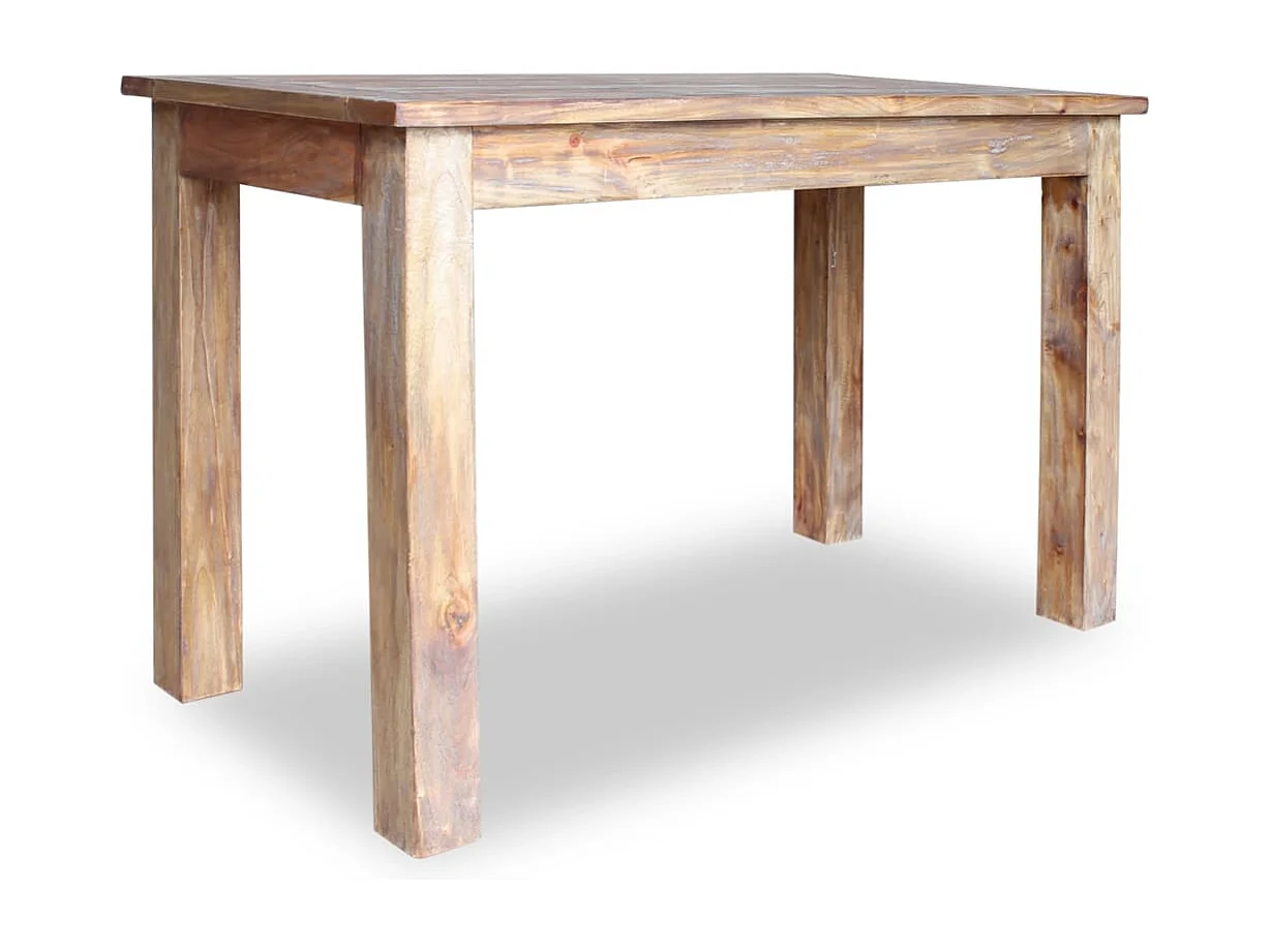 Table de salle à manger Bois de récupération 120 x 60 x 77 cm