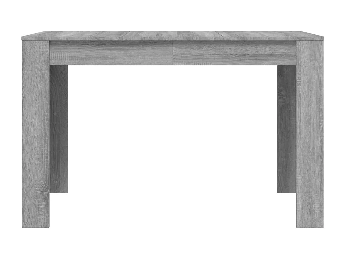 Eettafel 120x60x76 cm bewerkt hout grijs sonoma eikenkleurig