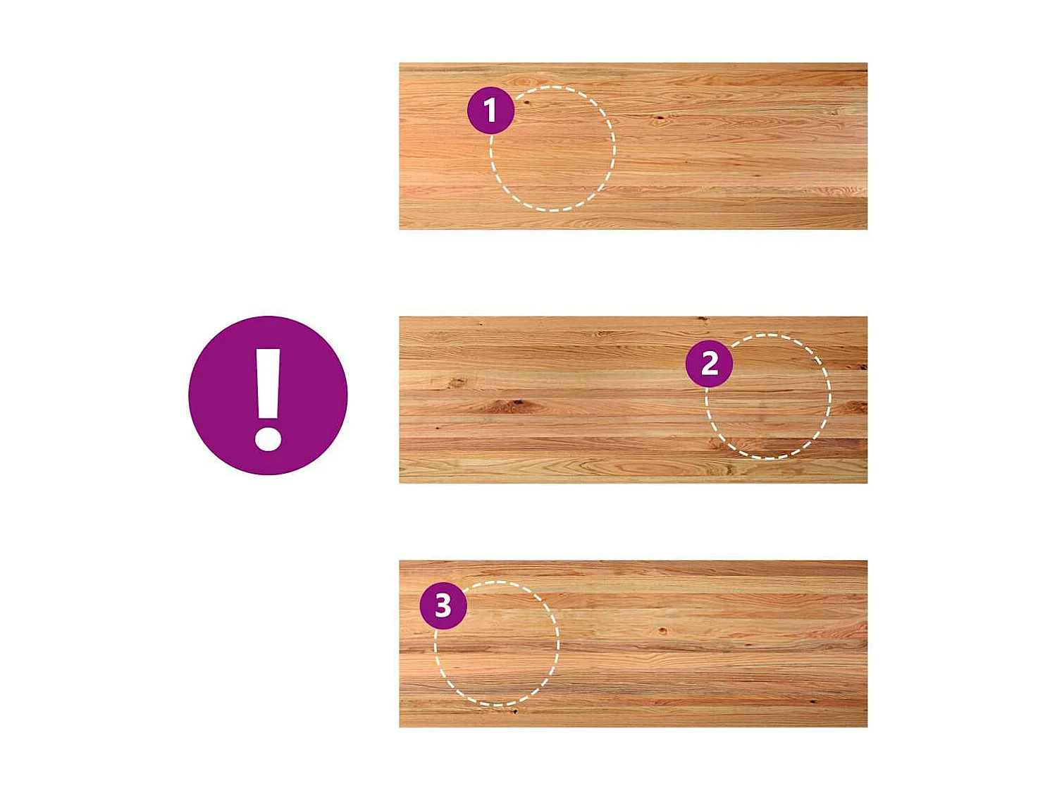 Table à manger marron clair bois de chêne massif rectangulaire