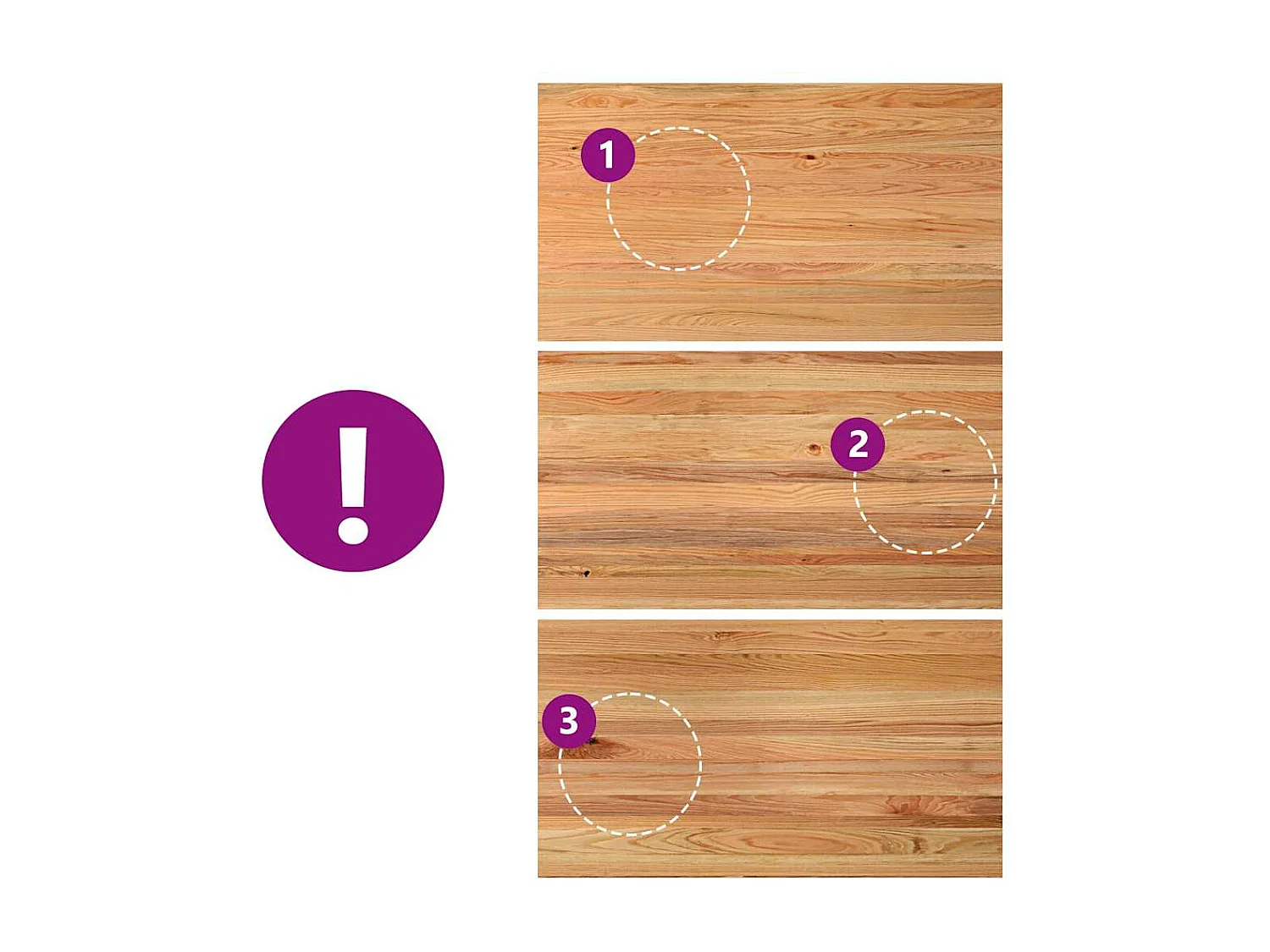 Table à manger marron clair bois de chêne massif rectangulaire