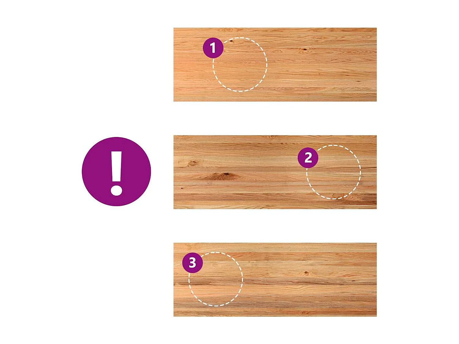 Table à manger marron clair bois de chêne massif rectangulaire