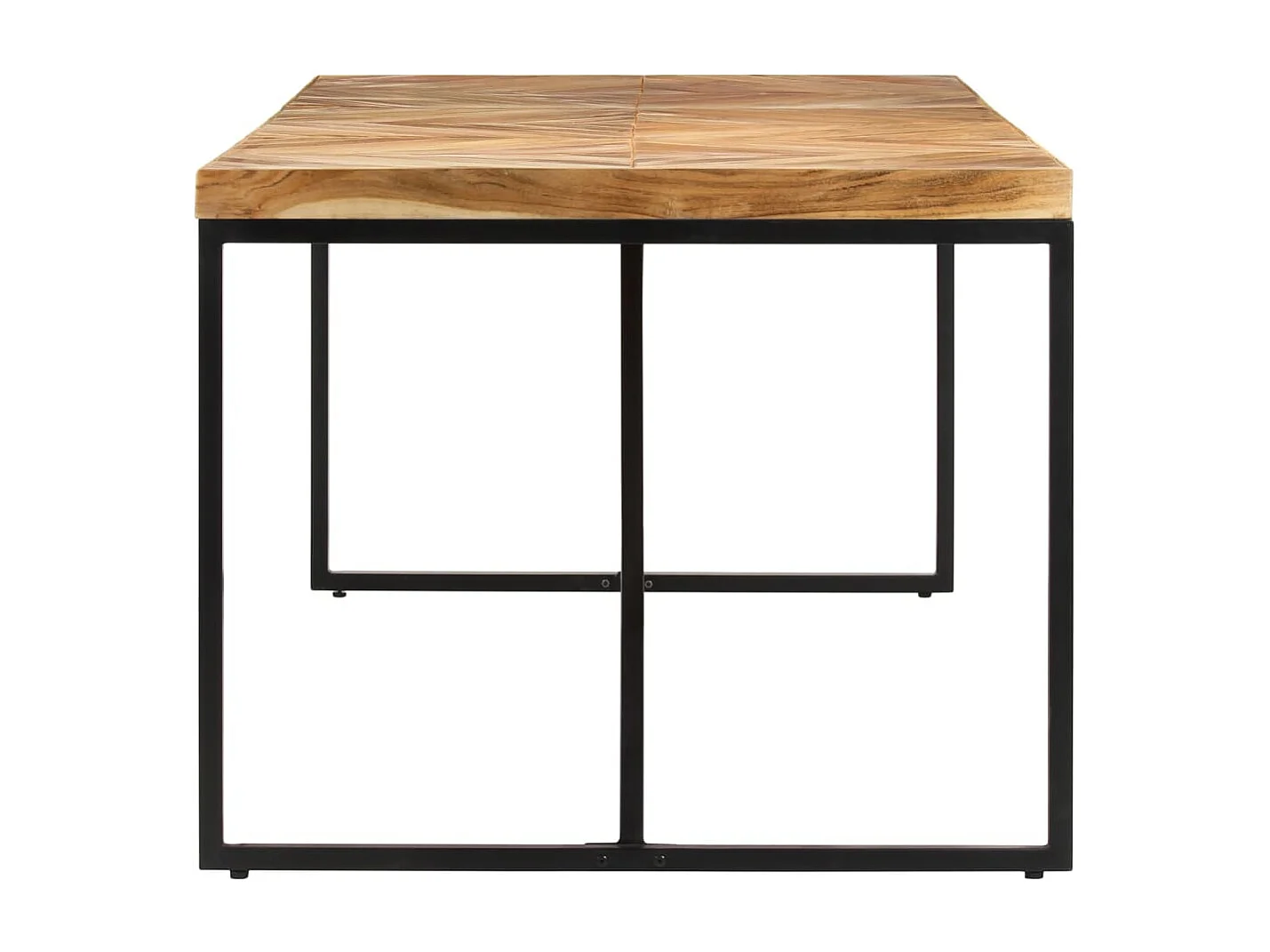 Mesa de comedor de madera maciza de acacia y mango 180x90x76 cm