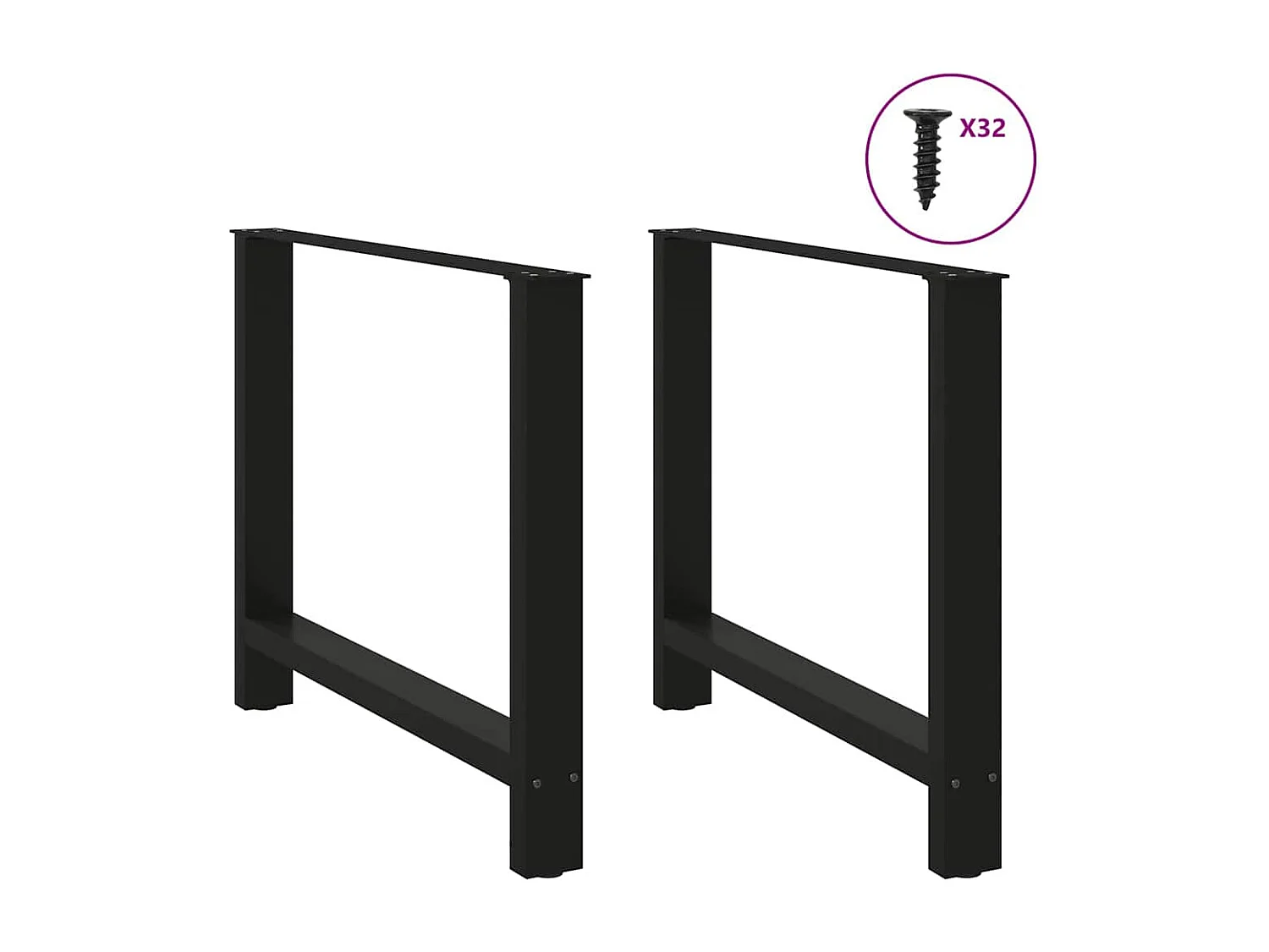 Table à manger marron clair bois de chêne massif rectangulaire