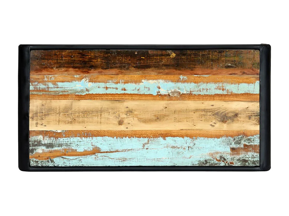 Table de salle à manger 118x60x76cm Bois de récupération massif