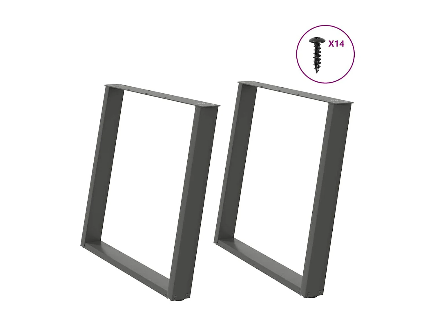 Table à manger marron clair bois de chêne massif rectangulaire