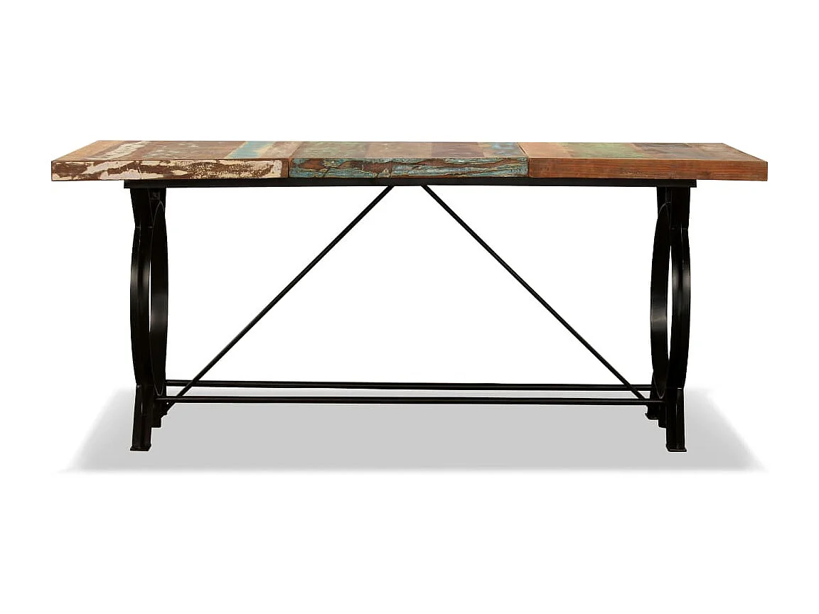 Eettafel 180 cm massief gerecycled hout