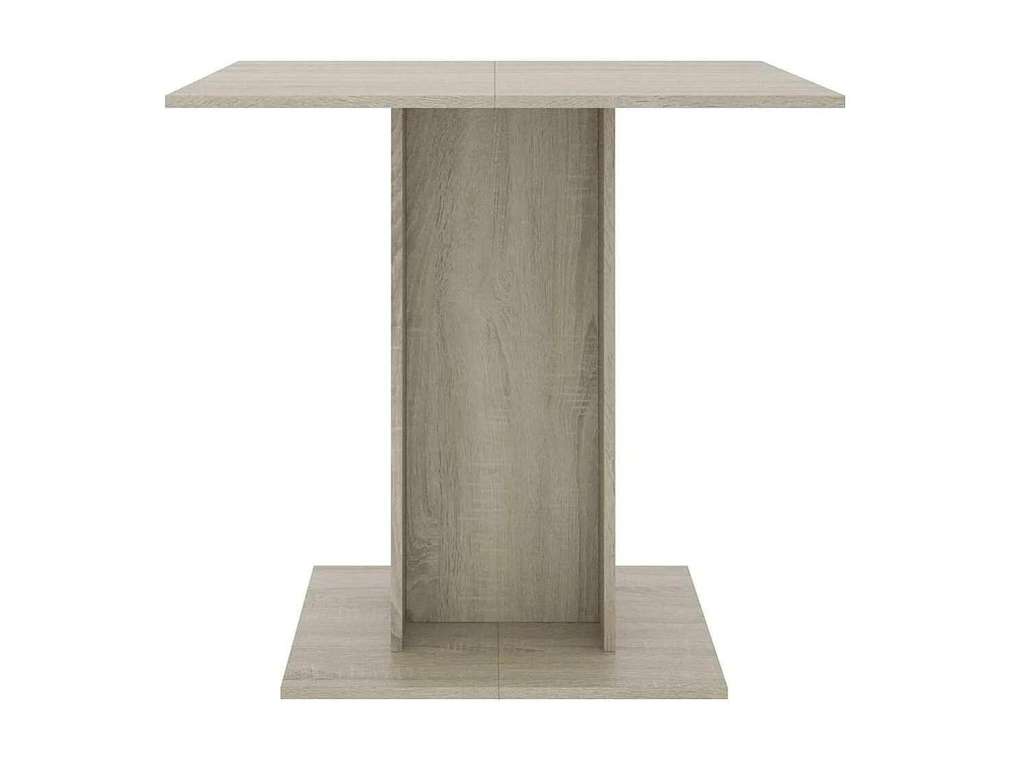 Eettafel 80x80x75 cm spaanplaat sonoma eikenkleurig